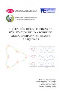 Obtención de las fuerzas de ovalización de una torre de aerogenerador mediante Abaqus 6.13