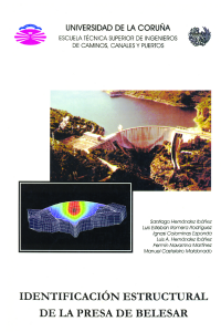 Identificación estructural de la presa de Belesar