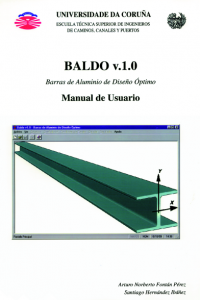 BALDO (Barras de Aluminio de Diseño Óptimo). Manual de Usuario